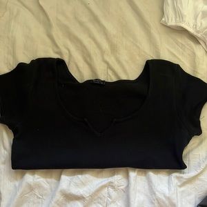 Black shirt sleeve from Brandy Melville